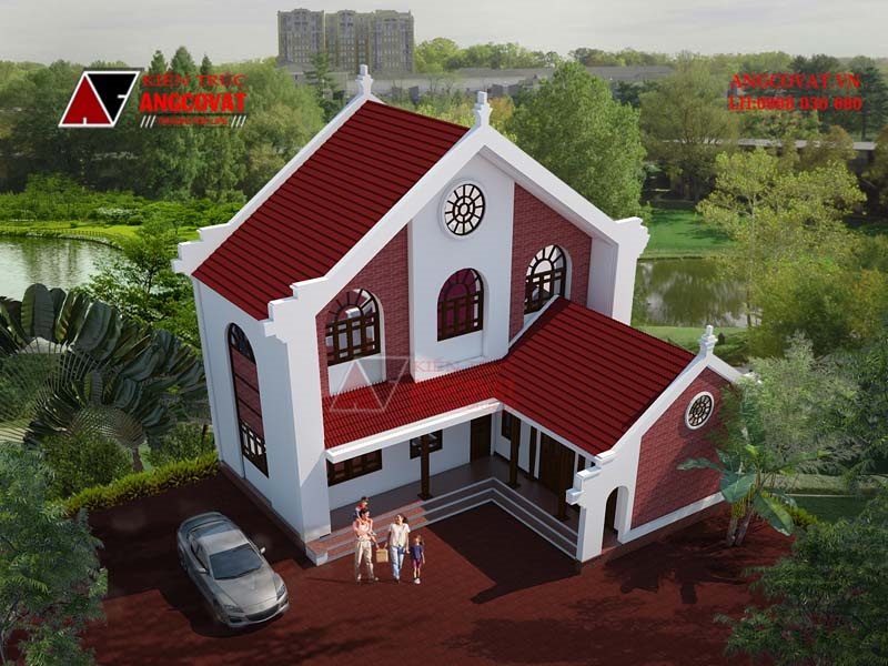 Kiến trúc Pháp kết hợp nét hiện đại trong bản thiết kế