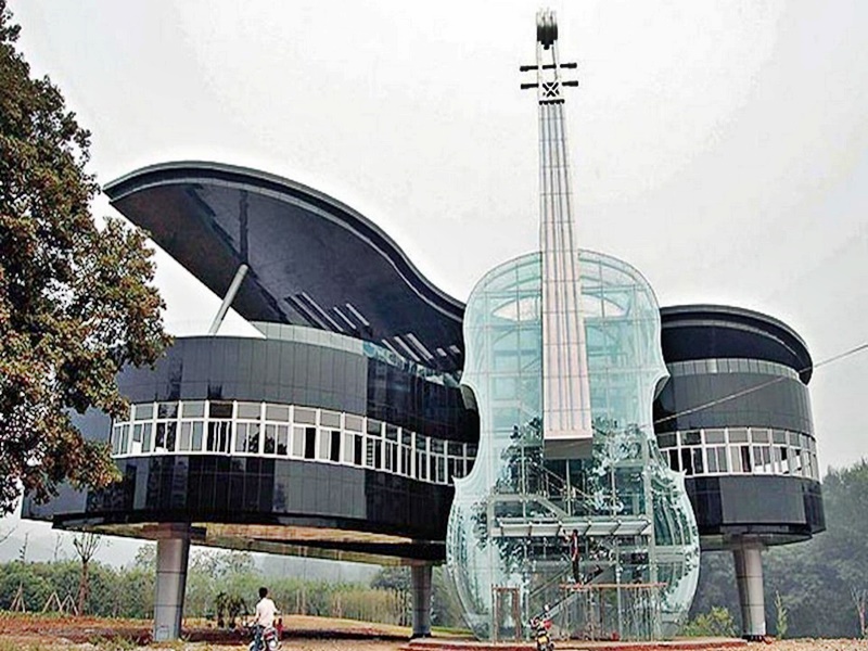 tòa nhà piano kỳ lạ nhất trên thế giới