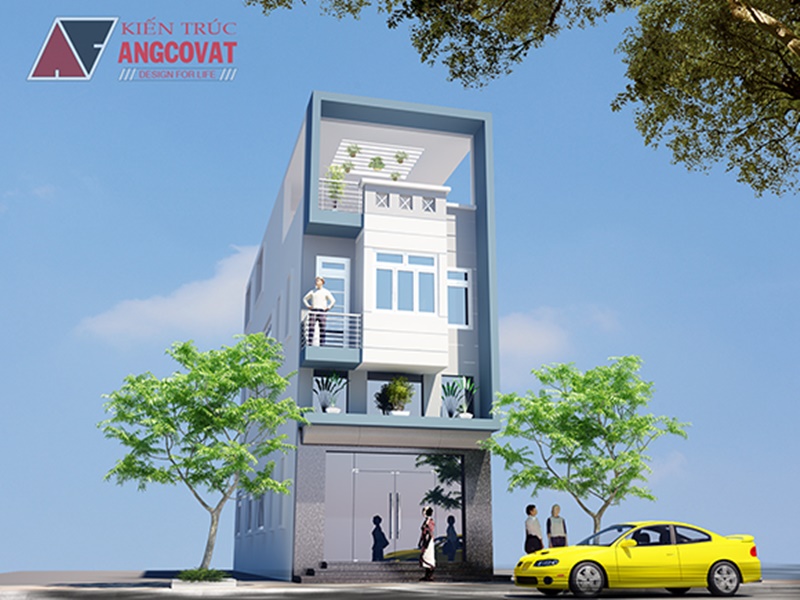 Nhà 3 tầng có gác lửng diện tích 90m2 ở Hưng Yên