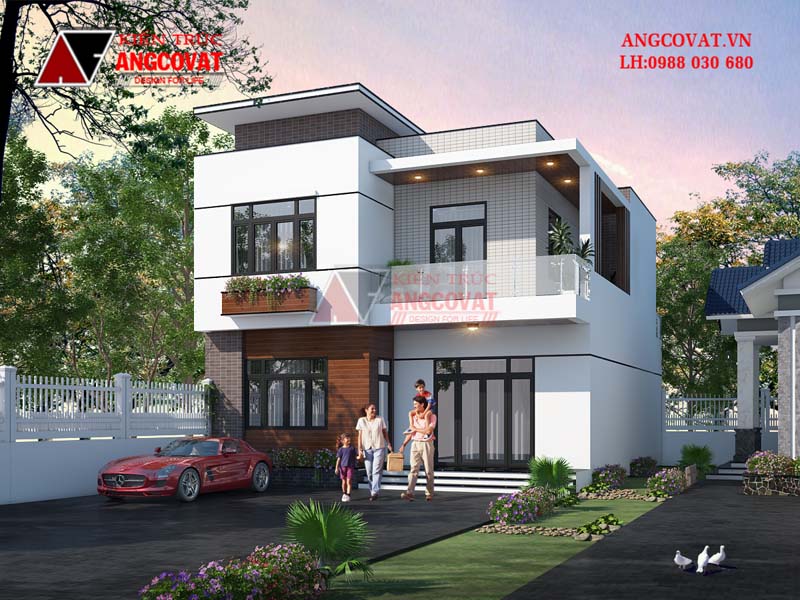 nhà hộp hiện đại đẹp