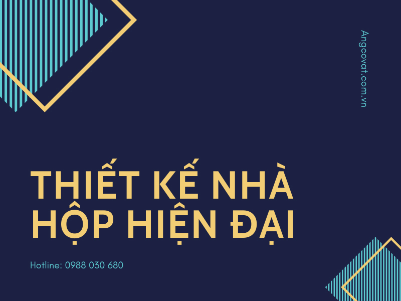 nhà hộp hiện đại đẹp