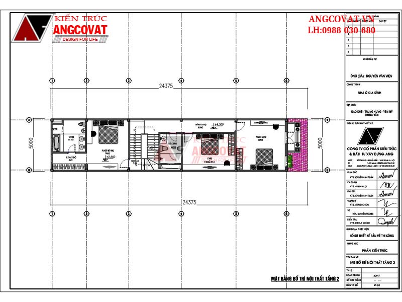 Lưu ý về thiết kế bố trí mặt bằng công năng nội thất của tầng 2 đáp ứng nhu cầu cho các thành viên trong gia đình