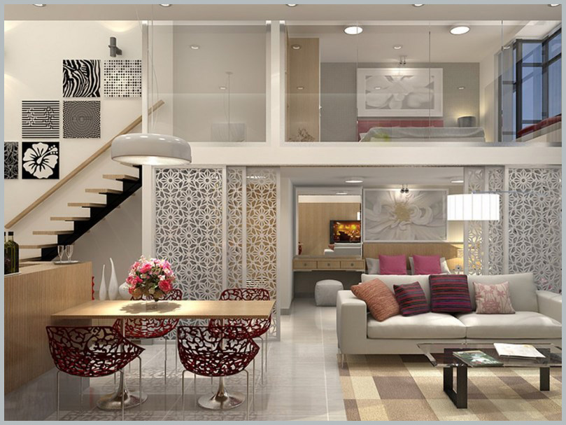 trang trí gọn gàng thiết kế nhà 2 tầng kiểu hàn quốc