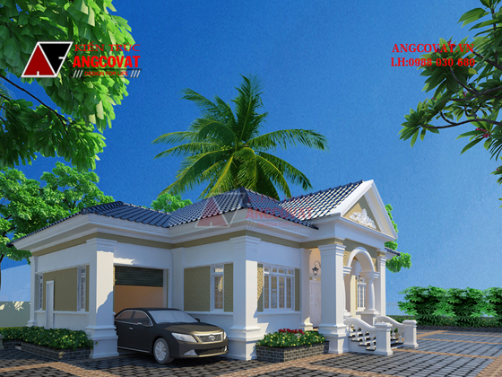 Những mẫu thiết kế nhà đẹp có gara ô tô tiện lợi