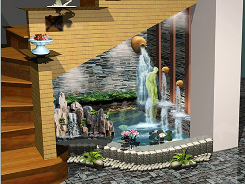 Tạo tiểu cảnh dưới gầm cầu thang