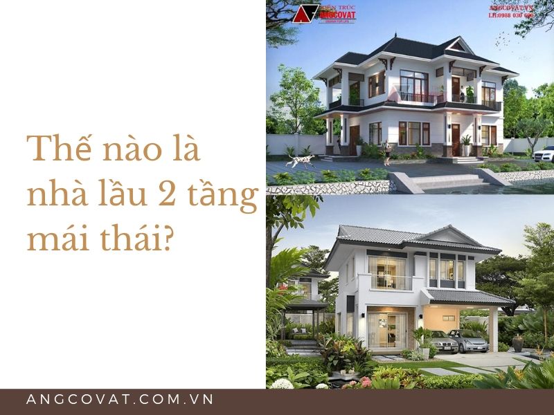 Tìm hiểu về thiết kế nhà lầu 2 tầng mái thái ở nông thôn