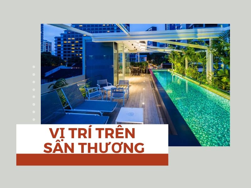 Thiết kế biệt thự 3 tầng có bể bơi ở trên sân thượng vô cùng ấn tượng