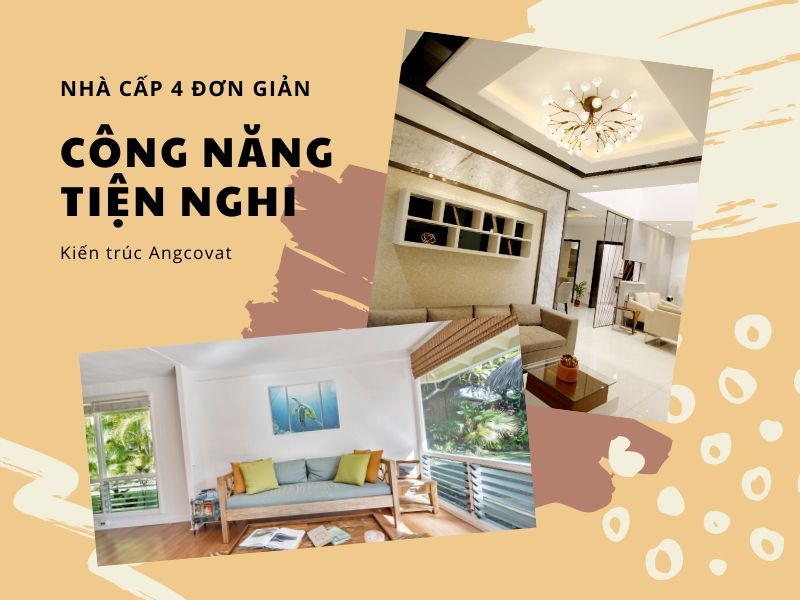 Thiết kế mặt bằng nhà cấp 4 đơn giản cần cân đối kích thước các phòng