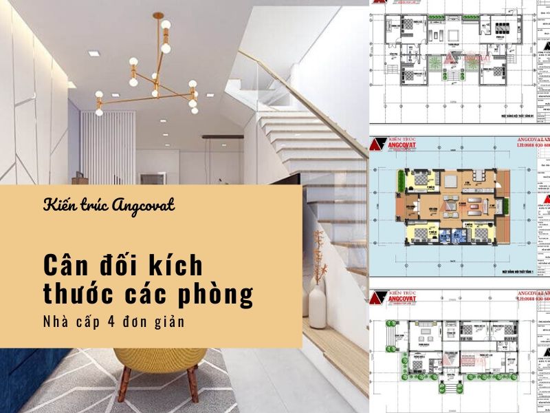 Xem xét kỹ lưỡng diện tích khi thiết kế mặt bằng nhà cấp 4 đơn giản