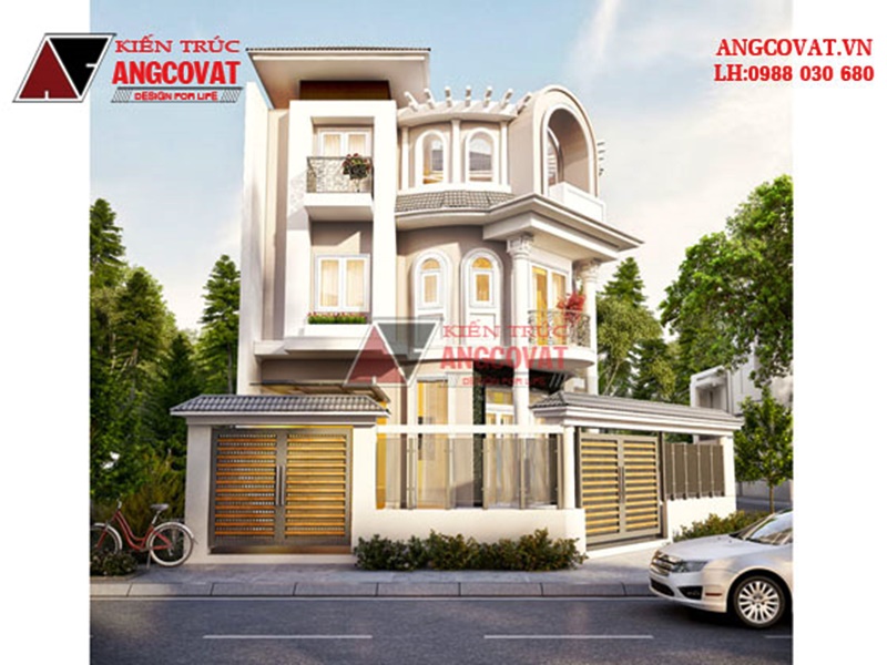 Nhà 3 tầng 2 mặt tiền đẹp diện tích 70m2