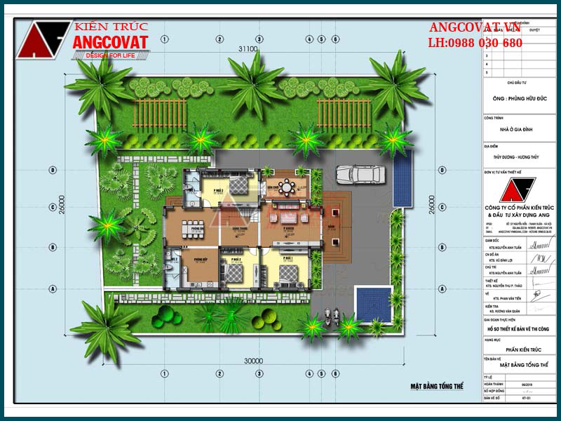 Nhà biệt thự có sân vườn rộng