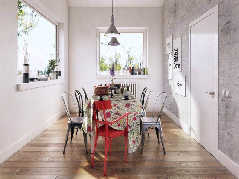 Thiết kế nội thất theo phong cách vintage cho phòng ăn