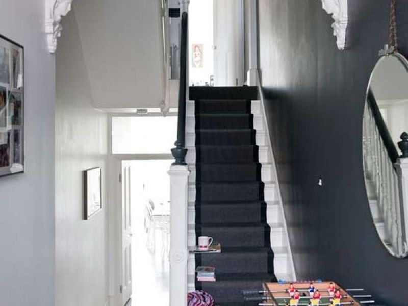 Các mẫu thiết kế tiền sảnh đẹp và trang nhã với màu sắc tương phản