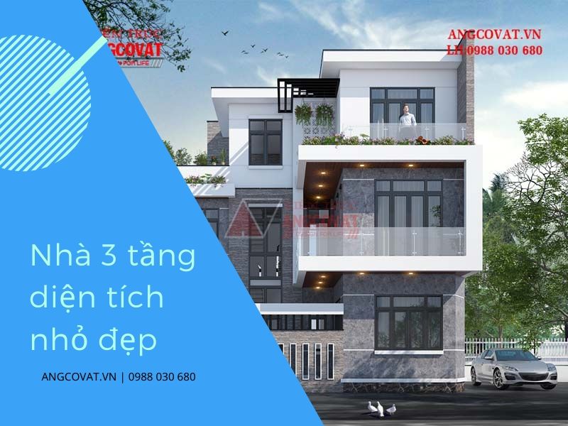 Top 10 mẫu nhà 3 tầng diện tích nhỏ đẹp nhất