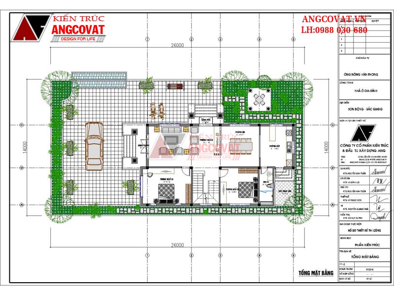 thiết kế nhà 2 tầng 4 phòng ngủ đơn giản