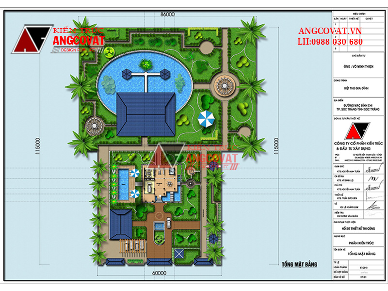 tổng mặt bằng công năng nhà 2 tầng mái thái