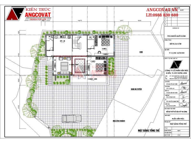 Đáp ứng nhu cầu của chủ đầu tư các kiến trúc sư bố trí mặt bằng công năng hợp lý và khoa học