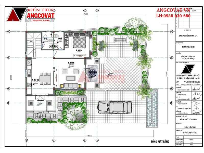Bản vẽ chi tiết mặt bằng công năng thiết kế nhà 3 tầng