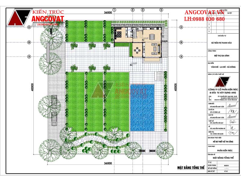 tổng mặt bằng thiết kế nhà 2 tầng rưỡi