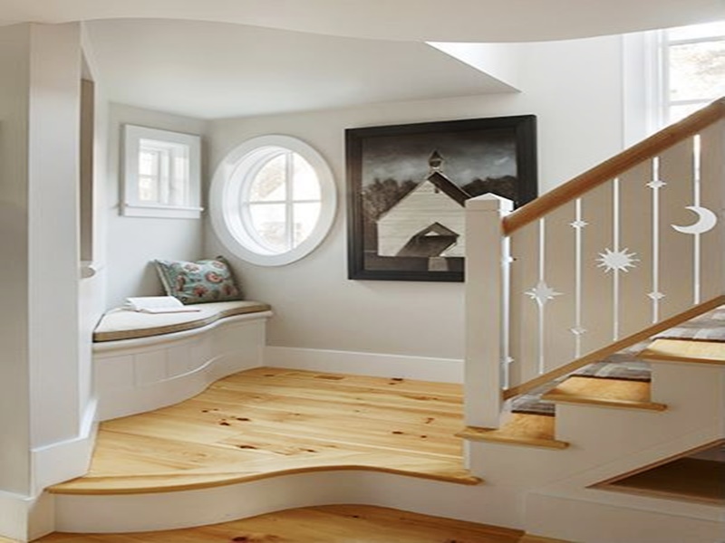 trang trí chiếu nghỉ cầu thang đẹp