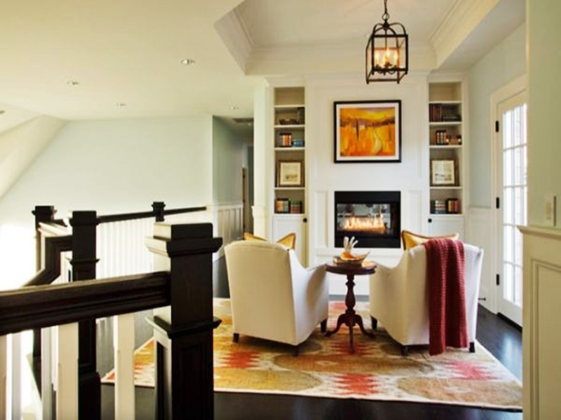 trang trí chiếu nghỉ cầu thang đẹp