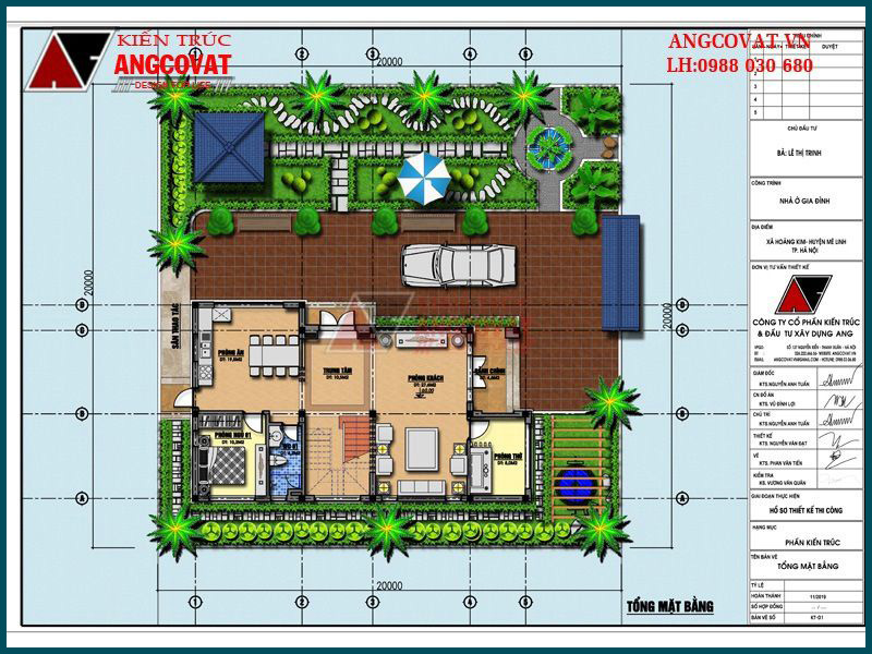 Nhà biệt thự có sân vườn rộng