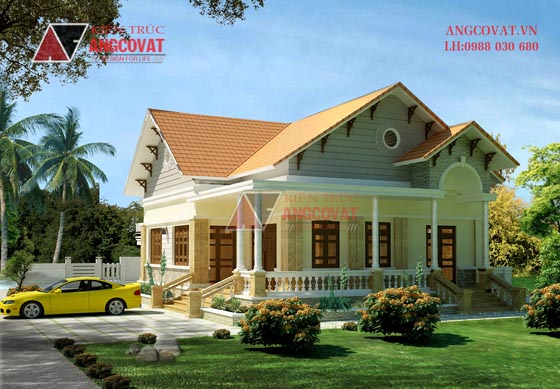 Hình ảnh tư vấn thiết kế nhà ở quê 1 tầng cấp 4 3 phòng ngủ