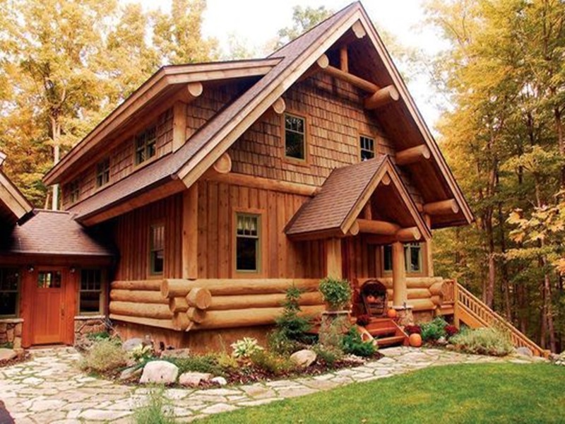 mẫu nhà gỗ châu âu