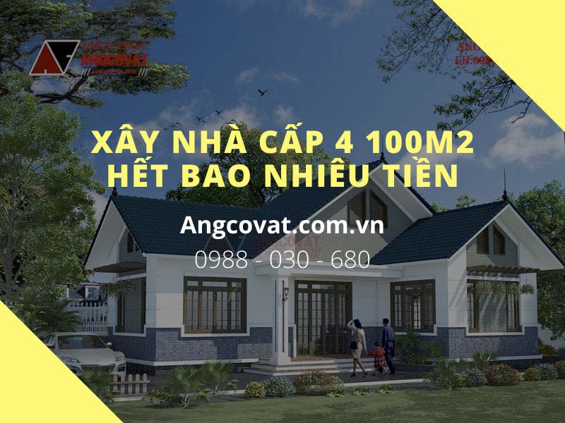 Thông số công năng tác động đến đáp án xây nhà cấp 4 100m2 hết bao nhiêu tiền