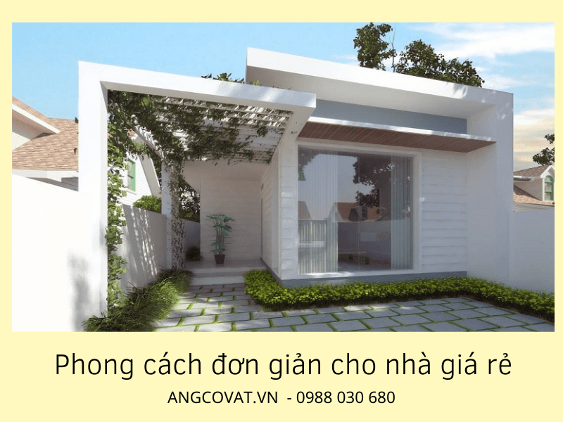 xây nhà nhỏ đẹp giá rẻ