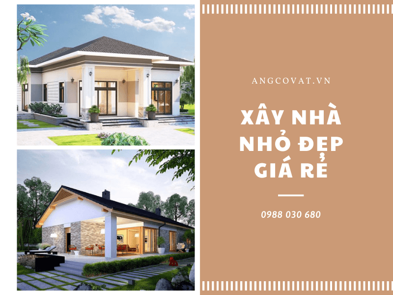 xây nhà nhỏ đẹp giá rẻ