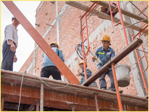 xây thô gồm những công đoạn nào?