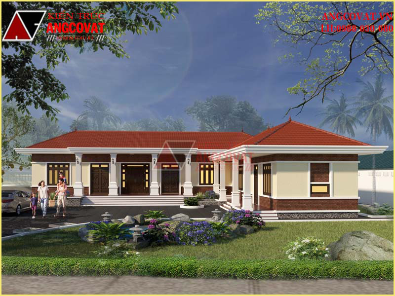 Chi phí xây nhà thô 1 tầng mái ngói