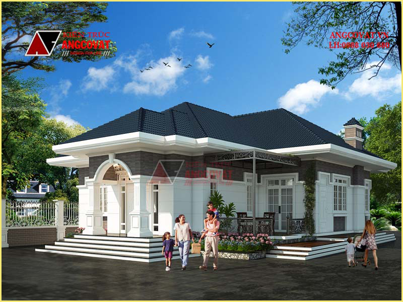 Chi phí xây nhà thô 1 tầng đẹp