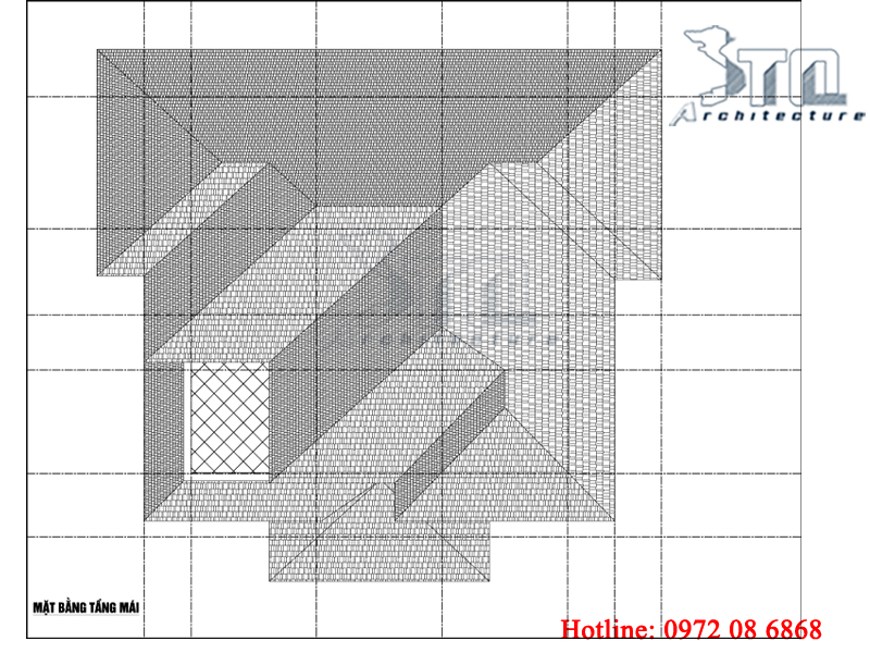 Mặt bằng tổng thể mẫu biệt thự 2 tầng 200m2 mặt tiền 18m
