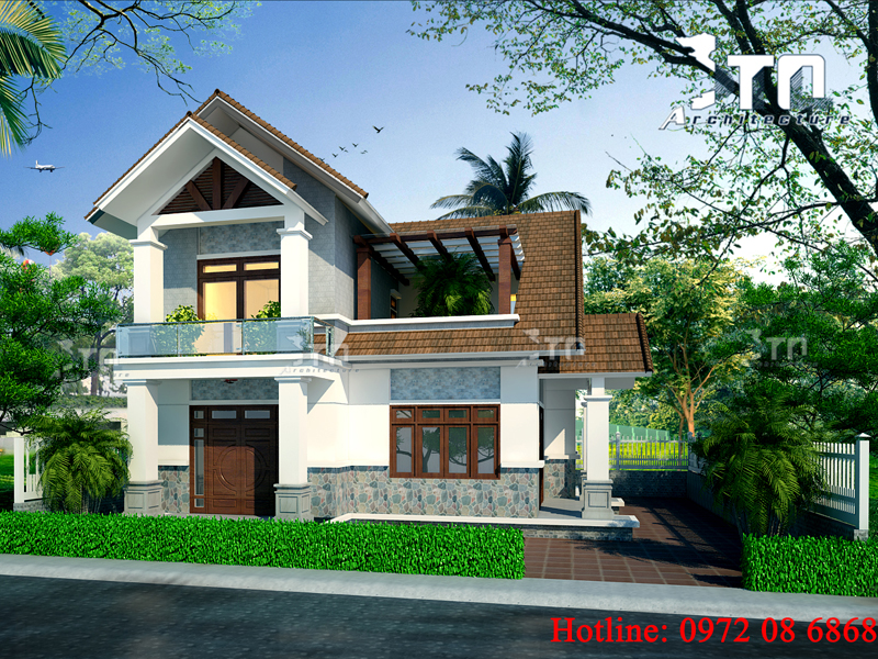 View 2: Biệt thự 2 tầng mặt tiền 10m 3 phòng ngủ