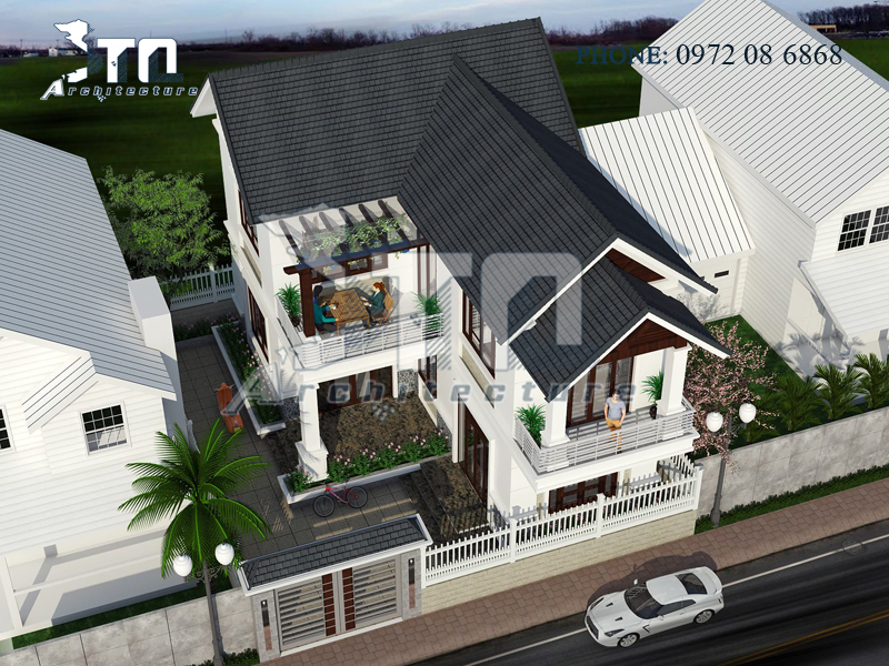 View 3: Nhà phố 2 tầng đẹp, hiện đại ở Phú Thọ