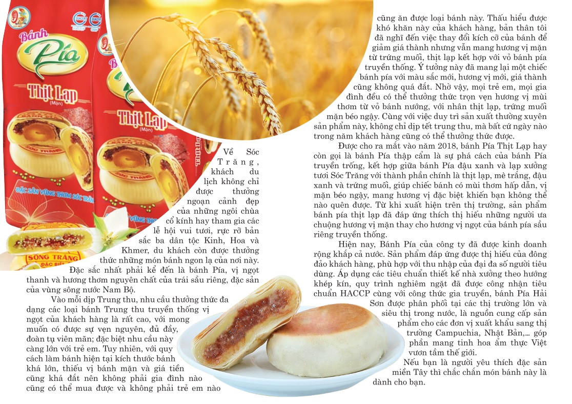 bánh pía thịt lạp hải sơn