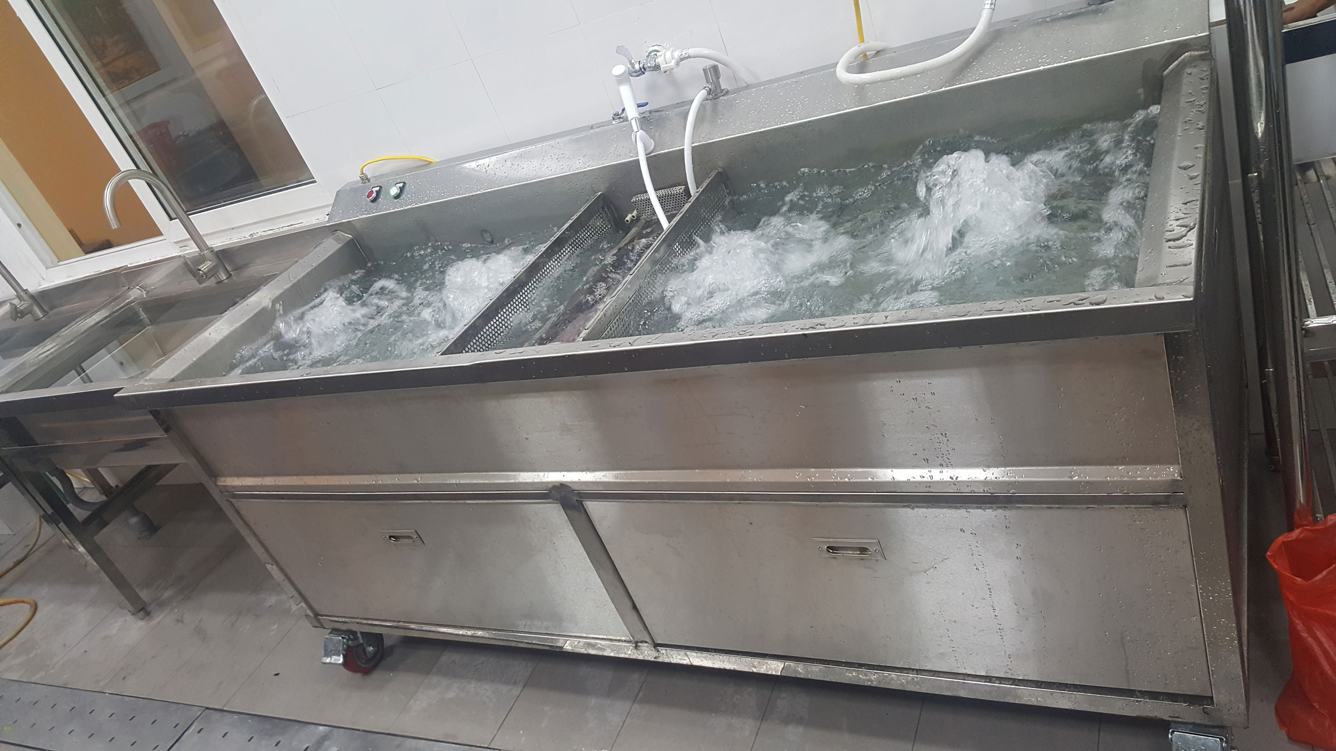 bể rửa thực phẩm công nghiệp
