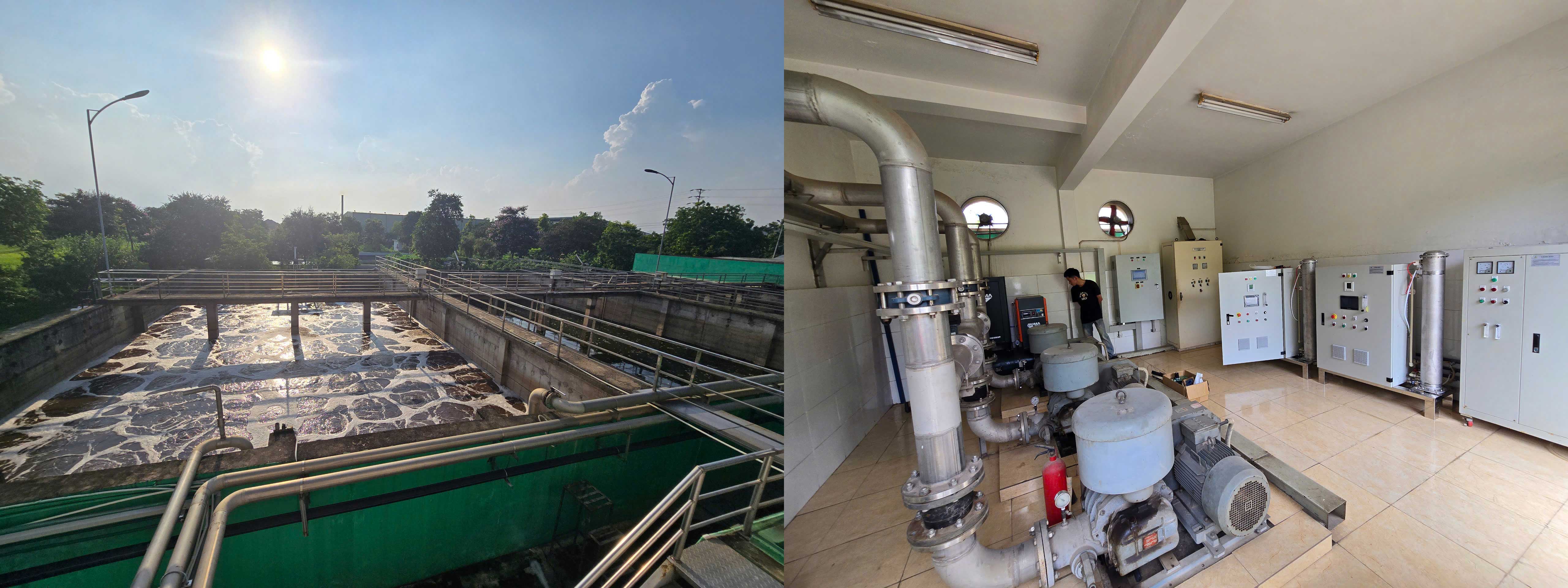 Máy ozone xử lý nước thải tại Bia Sài Gòn Phú Thọ