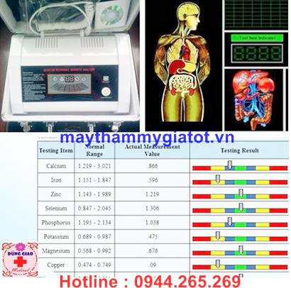 Máy kiểm tra phân tích sức khỏe cơ thể