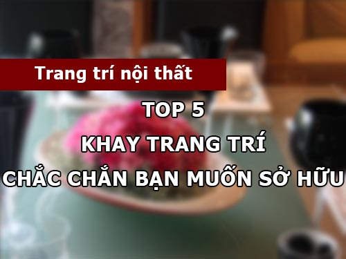 Đừng bỏ qua 5 mẫu khay trang trí tuyệt đẹp sau đây ! Đừng bỏ qua 5 mẫu khay trang trí tuyệt đẹp sau đây !