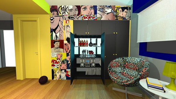Phong cách Pop Art trong nội thất Phong cách Pop Art trong nội thất