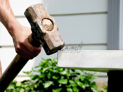 thiết kế nội thất chất liệu bê tông 1