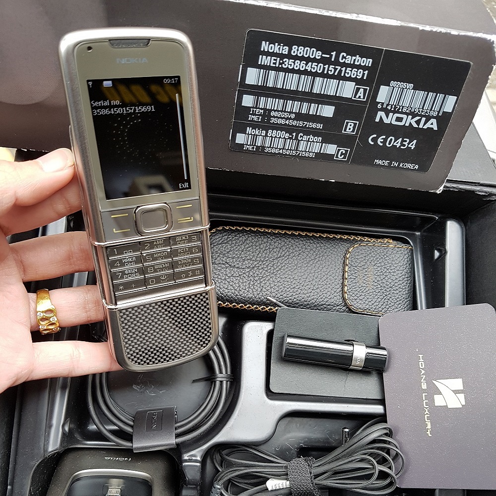 Điện thoại Nokia 8800 Carbon Arte mới 98% Điện thoại Nokia 8800 Carbon Arte mới 98%