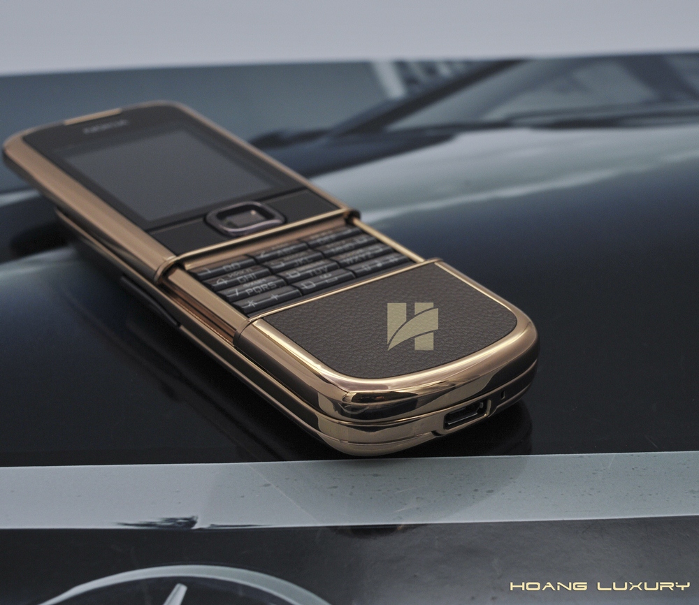 Nokia 8800 Vàng hồng da nâu- Nét trầm tư cổ điển Nokia 8800 Vàng hồng da nâu- Nét trầm tư cổ điển