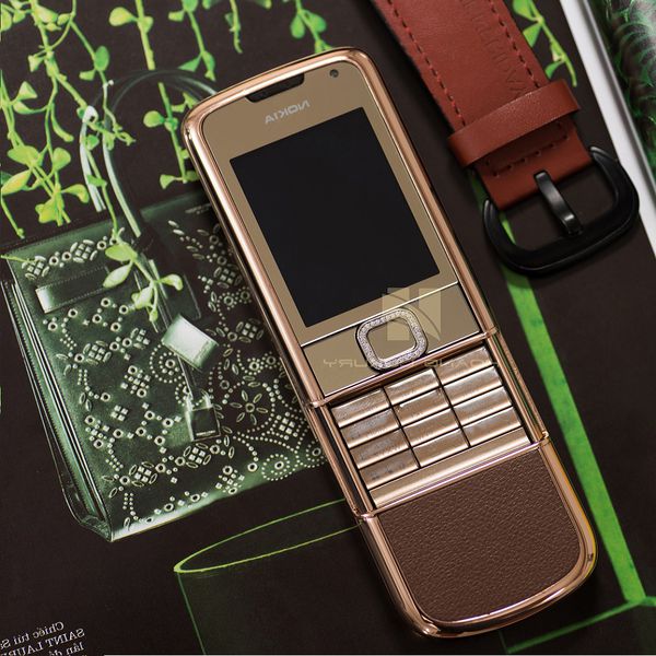Nokia 8800 vàng hồng da nâu đính đá kim cương - ngôi sao sáng nhất trên bầu trời Nokia Nokia 8800 vàng hồng da nâu đính đá kim cương - ngôi sao sáng nhất trên bầu trời Nokia