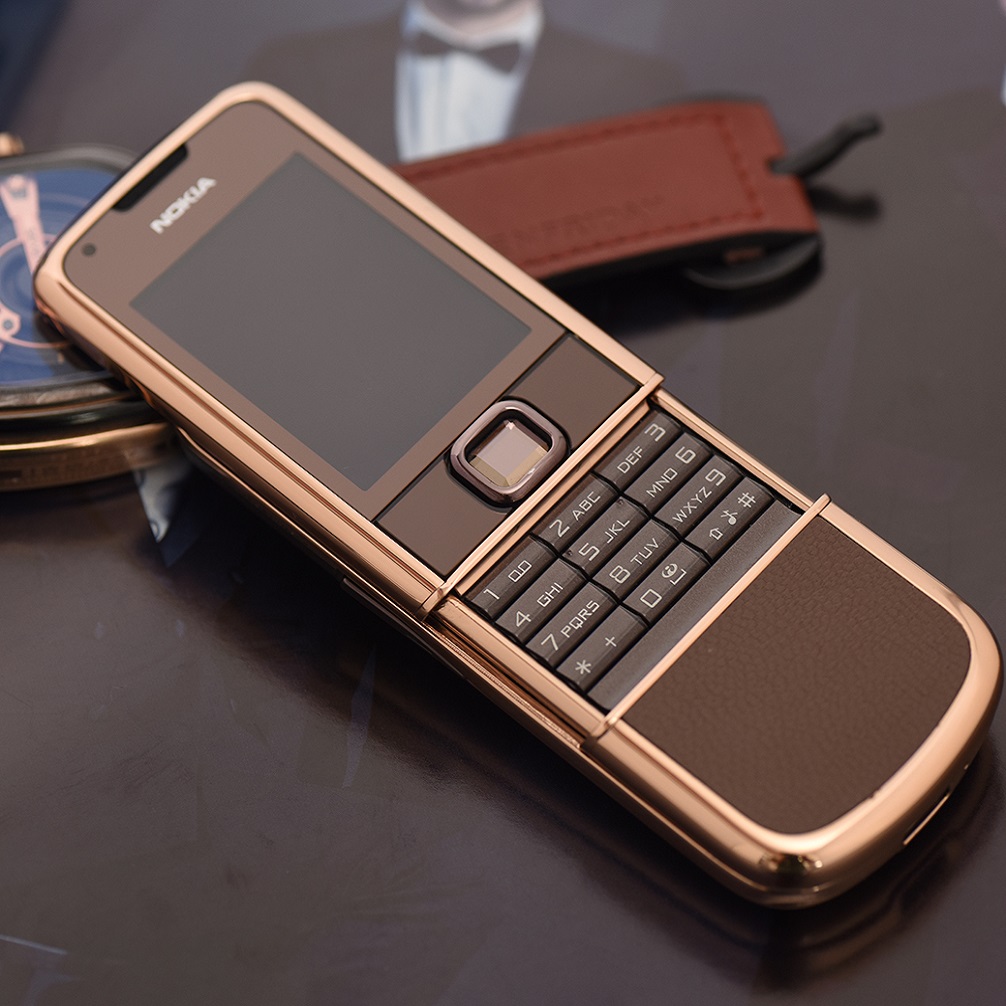 Huyền thoại hoàng gia Nokia 8800 vàng hồng da nâu sapphire Huyền thoại hoàng gia Nokia 8800 vàng hồng da nâu sapphire