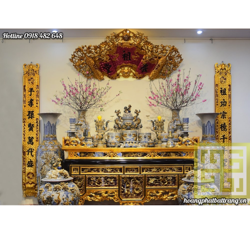 bộ đồ thờ cúng Bát Tràng