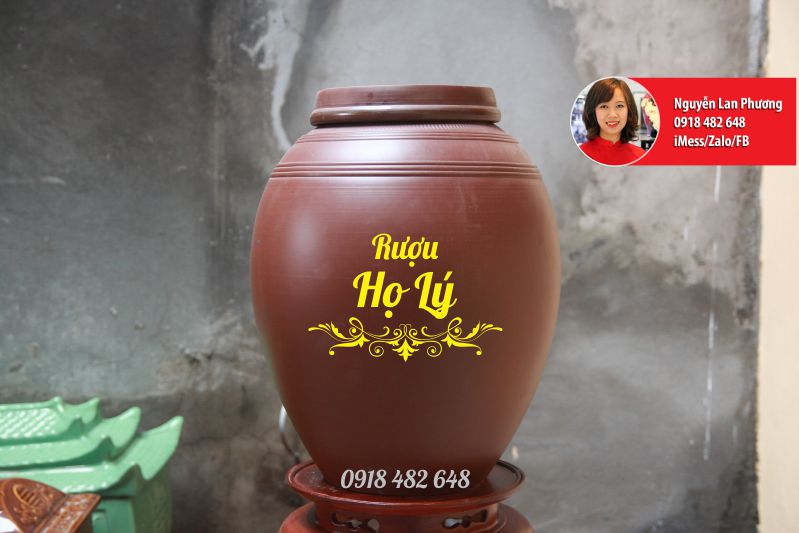 Chum sành ngâm rượu họ Lý